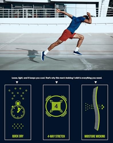 5 Pack Mesh Workout Shirts for Men Dry Fit Gym Shirts Quick Dry Athletic Short Sleeve T-Shirt Moisture Wicking