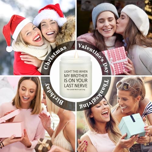 Sister in Law Gifts - Christmas, Birthday, Mother's Day, Wedding Gifts for Sister in Law - Lavender Scented Candles