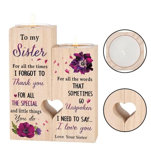 Sisters Gifts from Sister, Unique Birthday Gifts for Sisters, Best Sister Gift Ideas for Christmas Thanksgiving, Personalized Thank You Gifts