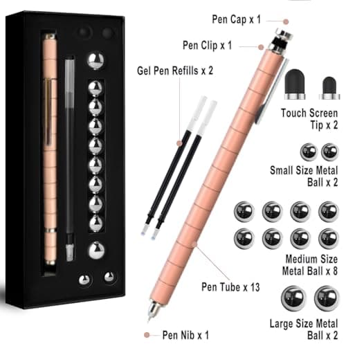 Fidget Gel Pen Teens Girls Gifts Idea - Cool Gadget for 13+ Year Old Girls Birthday Christmas Stocking Stuffer Graduation Back to School Valentine Gift, Fun Decompression Pen for Writing & Fidgeting