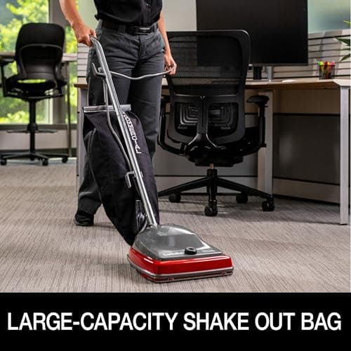 Sanitaire SC679K Tradition Upright Commercial Bagged Vacuum, Red