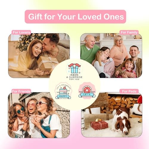 Custom Bracelets with Picture Inside, Picture Bracelet Personalized Photo Projection Bracelets, Valentine’s Day Birthday Christmas Gifts for Women/Men