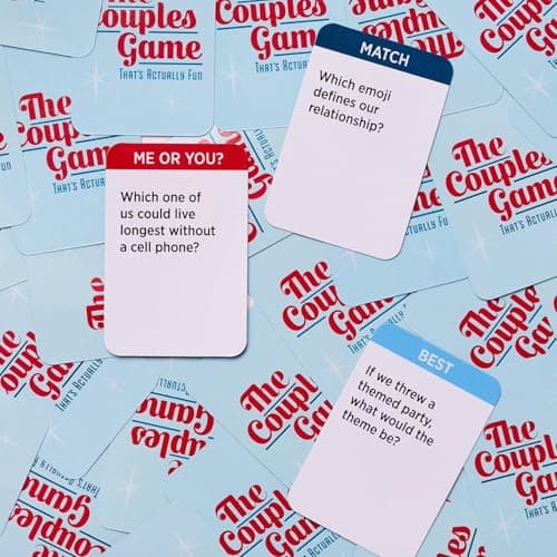 DSS Games The Couples Game That's Actually Fun [Date Night Idea, Relationship Card Game, Newlywed Game, 2 Players for Adults | Couples Gifts, Gift for Her, Gift for Him]