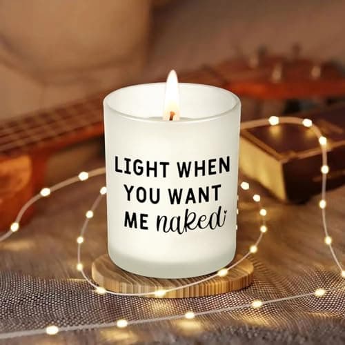 Gifts for Him Boyfriend Husband Men Couples Gift Ideas, Romantic Valentines Day Gift for Him, Naughty Boyfriend Birthday Gifts, Funny Anniversary Presents for Men Husband Couple, Christmas, Candles