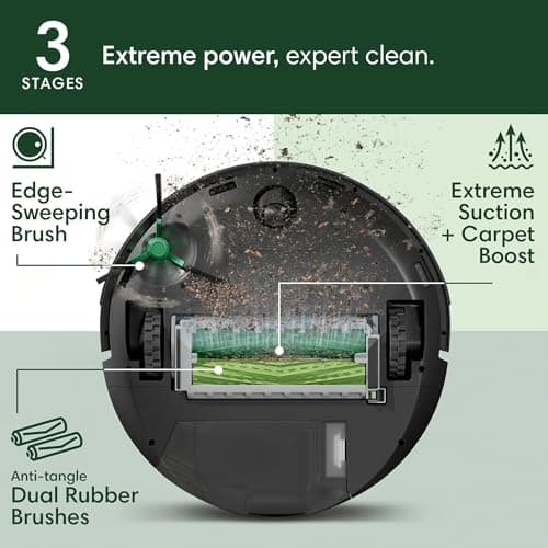 iRobot Roomba Plus 504 Vac Robot Vacuum with AutoEmpty Dock - Superior Power-Lifting Suction, Anti-Tangle Dual Rubber Brushes, Perfect for Pet Hair, Self-Empties for 75 Days, Avoids Obstacles, LiDAR