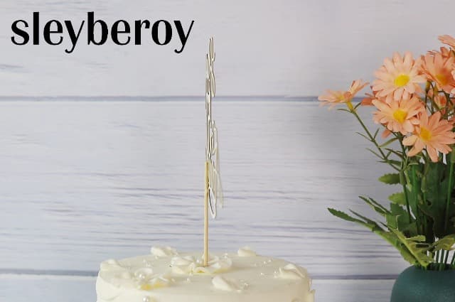 Sleyberoy golden Glitter Happy 50th Anniversary Cake Toppers -Wedding Anniversary Party Decorations, 50th Wedding Anniversary, Company Anniversary Party, Birthday Party Decorations