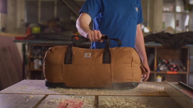 Carhartt Camping Cooler, Worksite Lunchbox, Soft Shell Cooler for Construction Sites, Work and Everyday Use Cooler, Brown