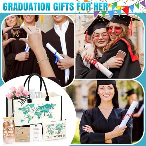 JSENGIFT Graduation Gifts for Her 2025, College Graduation Gifts for Women, Graduation Gift Basket for College High School, Class of 2025 Graduate Gifts
