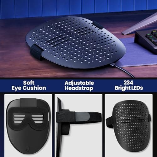 QAQ LED Mask Light Up Mask with Gesture Sensing, Cool Stuff Toys Gifts for Boys Girls, Cool Toys Gifts for Halloween Costumes Christmas Birthday Party