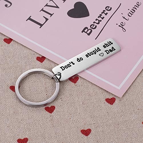 Funny Keychain Gifts for Boys Kids First Car Key Chain Drivers License Gifts for Son Going to College Gift From Parents
