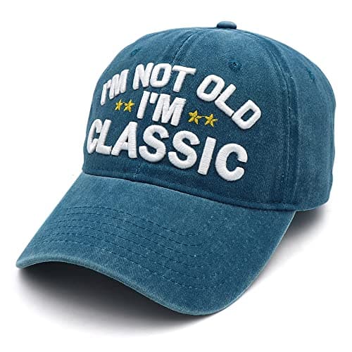 Funny Retirement or Birthday Gifts Hats for Men Women,I'm Not Old Classic Baseball Cap Gag Gifts for Dad Grandpa Old Man