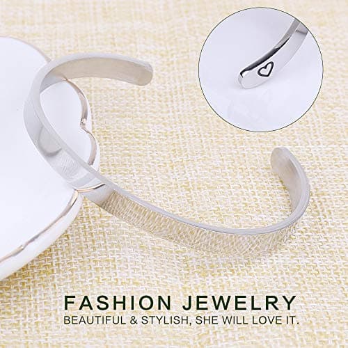 DUMBEN Hidden Message Bracelet - Meaningful gifts for Women, Great Friend Gifts, Unique Friendship Jewelry, Perfect Birthday Gifts for Women Freind BFF Sister..…