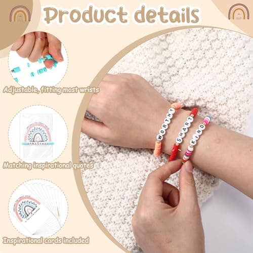 Motivational Mental Health Gifts Friendship Inspirational Bracelets Bulk Our Class Is a Family Bracelets for Student Employee