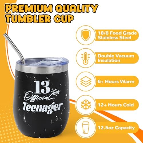 13 Year Old Boy Birthday Gift Ideas, Unique Funny Birthday Gift Set for 13th Teenage Boys, Thirteen Year Old Gifts ideas for Boys Son Grandson Nephew Friend