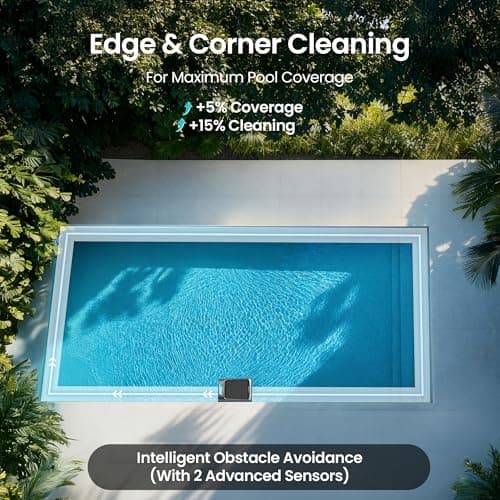 AIPER Surfer S2 Solar Powered Pool Surface Skimmer Robot with APP Support, 24/7 Continuous Cleaning, Dual Charging Modes, Smart Obstacle Avoidance, 150-um Filtration, OTA Upgrade