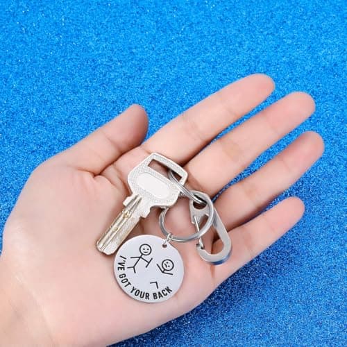Octamber Funny Gifts Best Friend Keychain for Friends BFF Besties I Got Your Back Keychain