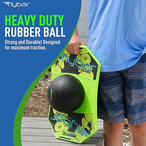 Flybar Pogo Trick Ball for Kids – Balance Bounce Board with Anti-Slip Deck – Pump Included - Indoor & Outdoor Toys for Boys and Girls Fun Way to Reduce Screen Time Supports up to 160 lbs – Ages 6+