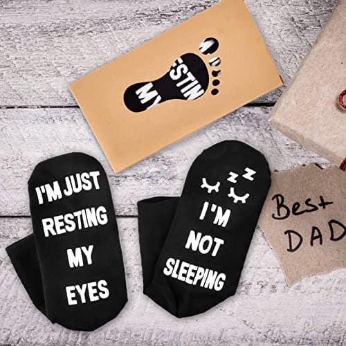 FilmHOO Birthday Gifts for Men Fathers Day Dad Gifts for Dad Christmas Stocking Stuffers for Men Him Valentines Funny Socks