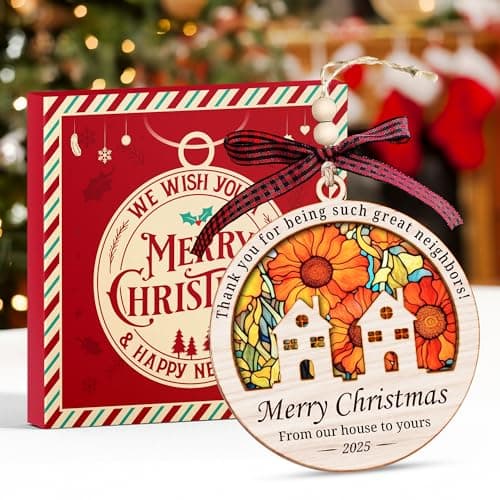Neighbor Awesome Neighbor Ornaments, for Neighbors, Ideal Gifting to Friends, Unique and Decorative Neighbor Ornaments, Awesome Neighbors Gift