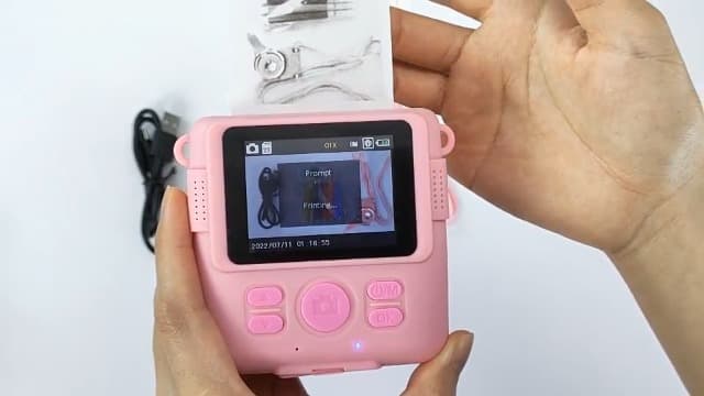 Kids Camera Instant Print, Christmas Birthday Gifts for Kids Age 3-12, Selfie Digital Camera with 1080P Videos,Toddler Portable Travel Cameras Toy for 4 5 6 7 8 9 Year Old Boys Girls-Blue