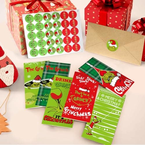 30 Christmas Money or Cards Holders with Envelopes，Unique Xmas Gift Box for Cash, Checks, or Gift Cards, Surprise Christmas Gifts for Colleagues, Friends, Classmates, and Family Members