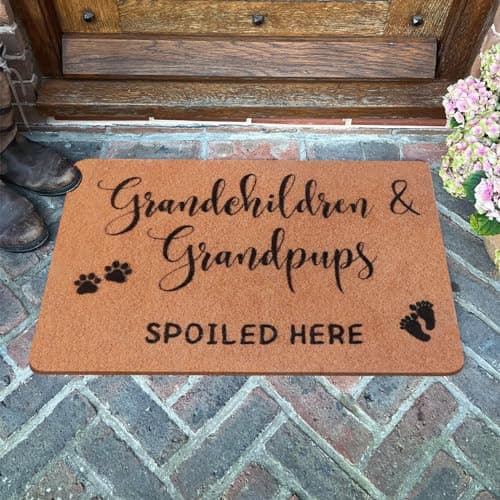 Grandma Gifts,Christmas Nana Gifts for Grandma,Gifts for Grandparents,Grandpa Gifts Birthday Gifts,Gigi Grandma Gifts from Granddaughter Grandchildren Grandson Grankids,Doormats Home Decor