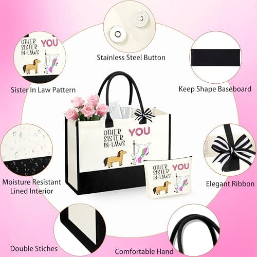 Sister In Law Birthday Christmas Gifts Funny Gifts for Sister In Law Birthday Christmas Wedding Gift For Sisters White Elephant Gift for Women Stocking Stuffers for Woman