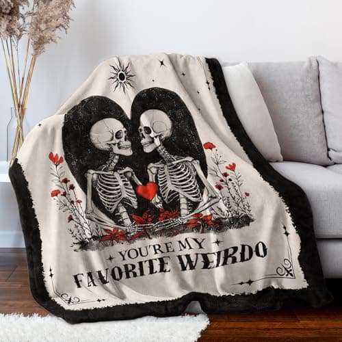 Gifts for Him Her, Wedding Anniversary Blanket for Women Men, Birthday Gifts for Boyfriend Girlfriend, I Love You Gift, Engagement, Wedding Gift for Wife, Husband, Couple, 60"X50"