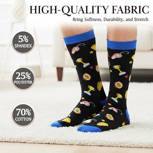ZAGKOO Gifts for Teachers, Nurses, Bosses, Coaches - Funny Novelty Socks for Men, Women - Christmas, Thank You Gift Ideas