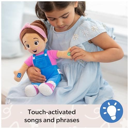 Ms. Rachel Speak & Sing Doll 16” Tall Interactive Toy with 4 Songs & 16+ Phrases, Toddler Toys for Girls & Boys Ages 6 Months to 3+ Years