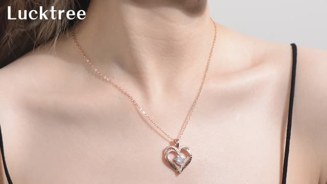 18K Rose Gold Necklaces for Women Birthday Gifts for Women Jewelry for Women Birthday Gifts for Wife Girlfriend Daughter Wife Birthday Gifts for Anniversary Mothers Day Christmas Valentines Gifts