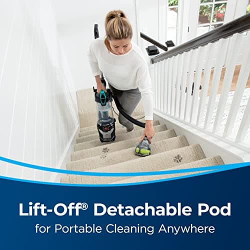 Bissell 2998 MultiClean Allergen Lift-Off Pet Vacuum with HEPA Filter Sealed System, Lift-Off Portable Pod, LED Headlights, Specialized Pet Tools, Easy Empty Dirt Tank