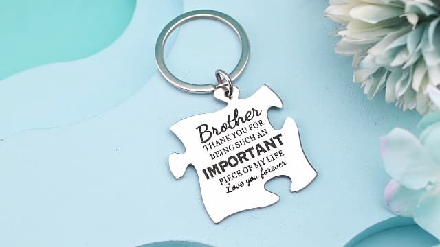 Gifts for Brother Adult Brother Keychain Gifts from Sister Big Brother Birthday Gifts For Brothers from Sisters Gift