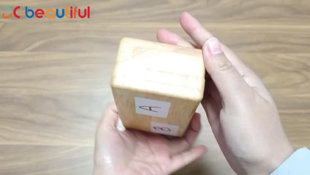 DC-BEAUTIFUL Impossible Puzzle Box 3D Brain Teaser Toy, Original Color Surprise Wooden Magic Box Gift Secret Box for Party Favor Birthday