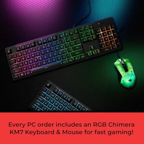 iBUYPOWER Slate MESH Gaming PC Desktop Computer Intel Core i7 14700F CPU, NVIDIA GeForce RTX 5070 12GB GPU, 32GB DDR5 RGB 5200MHz RAM, 1TB NVMe SSD, Windows 11 Home, Keyboard and Mouse - SMI7N5701