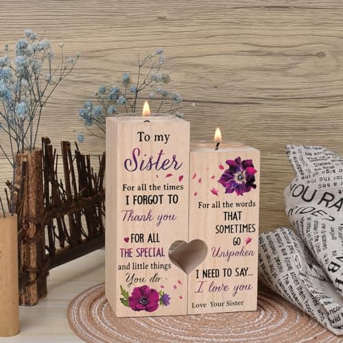 Sisters Gifts from Sister, Unique Birthday Gifts for Sisters, Best Sister Gift Ideas for Christmas Thanksgiving, Personalized Thank You Gifts