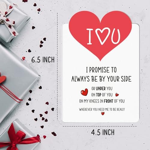 Valentines Day Card Gifts for Him Husband Boyfriend - Mens Valentine's Gifts, Funny Valentines Day Card - Anniversary Naughty Gift for Men - Valentine's Gift for Him, Husband