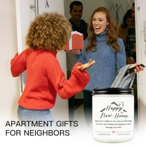 House Warming Gifts New Home Housewarming Gifts for Women Men Friend New Home Gift Ideas Cool New Homeowner Gift House Warming Apartment Party Decor Closing Presents for Home Buyers Scented Candle