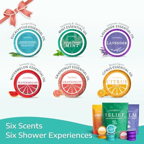 Shower Steamers Aromatherapy - 18 Pack Gifts for Women, Organic Essential Oils, Self Care, Birthday Gifts for Women, Men, Mom, Teen, Relaxation Home SPA Christmas