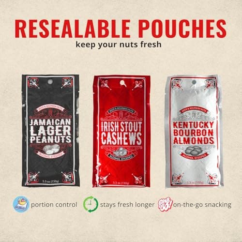 Nuts Gift Basket for Men - Cashews, Almonds, Peanuts in Unique Tin Gift Box – Birthday Gift for Men, Food Gift Basket for Men, Dad, Care Package, Assorted Nuts, Healthy Snack Gift Basket