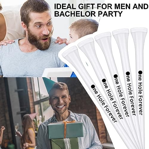 Syhood 100 Pieces Bachelor Party Favors Funny Golf Tees Bulk Bachelor Party Golf Tees for Golf Training Accessories Present Men Gift Bachelor Party