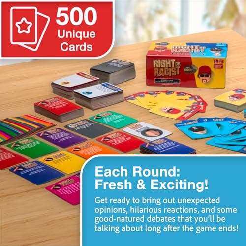 Card Game, Gag Gift with Hundreds of Trivia and Debate Cards, Funny Gag Gifts for Secret Santa or White Elephant, Games for Men and Women, 3 to 10+ Players