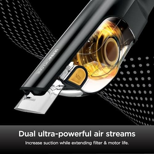 Shark UltraCyclone Pet Pro Plus Cordless Hand Vacuum, Powerful Suction, Handheld Vacuum for Car & Home, Pet Power Brush, Crevice Tool, Scrubbing Brush, XL Dust Cup, Black, CH951