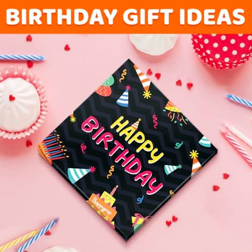 HAPPYPOP 50TH 60TH Birthday Gift Ideas - Men Birthday Socks for 50 60 Year Old Man Dad Him