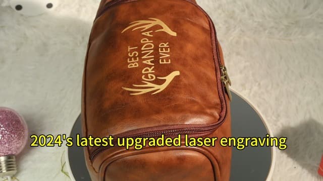 Sparklove Personalized Leather Toiletry Bag for Men, Custom Shaving Bags, Engraved Monogrammed Travel Bag, Birthday Gifts for Boyfirends, Groomsmen, Dad, Son Husband Father's Day, Wedding, Anniversay