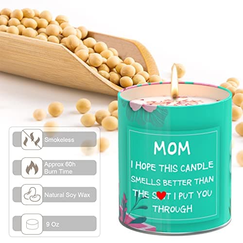 Mothers Day Gifts from Daughter,Son-Mom Scented Candles Funny Gifts Ideas for Mom,Mothers Day/Christmas Birthday Unique Gift for Mama,9oz