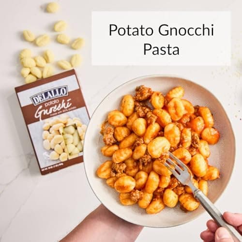 DeLallo Gourmet Pasta Gift Basket, Italian Gift Basket with Imported Lumache and Pappardelle Noodles, Gourmet Cooking Gift for Holidays and Christmas, Handpacked with Gift Box