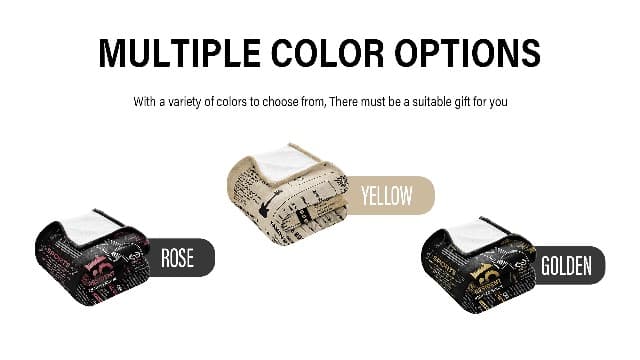 50th Anniversary Wedding Blanket Gifts Gift for 50th Wedding Anniversary Golden 50 Years of Marriage Gifts for Couple Wife Husband Dad Mom Parents Back in 1975 Blanket 60Lx50W