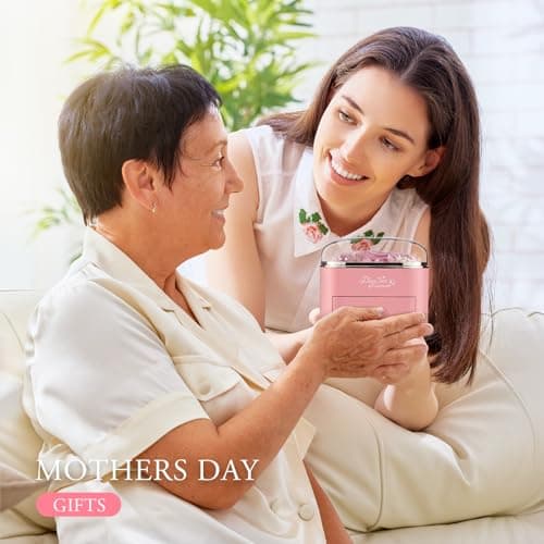 WILDLOVE Preserved Real Pink Rose with Heart Necklace, Forever Flowers Gifts for Mom Grandma Wife Girlfriend at Christmas, Valentines, Mothers Day, Anniversary or Birthday Gifts for Women