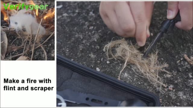 Survival kits 17 in 1, Emergency Survival Gear and Equipment, Cool Gadgets for Men Camping Fishing Hunting Outdoor